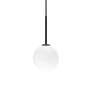 Taklampa Pendel Glas Opal/Svart Dimbar Herstal Ballon 14cm