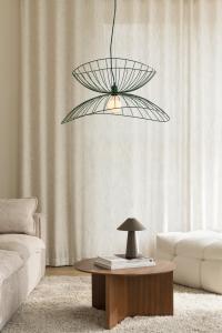 Taklampa Pendel Grön Globen Lighting Ray 70cm