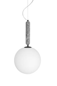 Taklampa Pendel Marmor Grå Globen Lighting Torrano 30cm