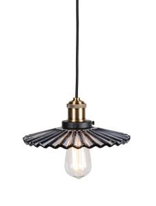 Taklampa Pendel Glas Rökfärgad Globen Lighting Cobbler 25cm