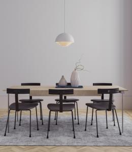 Taklampa Pendel Vit Dimbar Herstal Motown 36cm