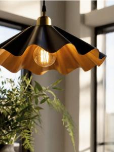 Taklampa PR Home Aira Svart 41cm