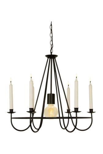 Takkrona Aneta Lighting Kronoberg Svart 60cm