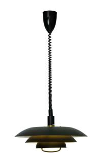 Taklampa Med Hiss Svart Aneta Lighting Epsilon 45cm