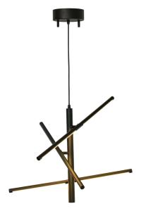 Taklampa Svart Dimbar LED Aneta Lighting Stecco 60cm