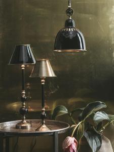 Taklampa Svart/Antikmässing PR Home Cleveland 23cm