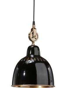 Taklampa Svart/Antikmässing PR Home Cleveland 23cm