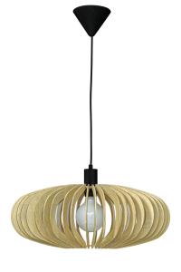 Taklampa Trä Beige Aneta Lighting Arcos 50cm