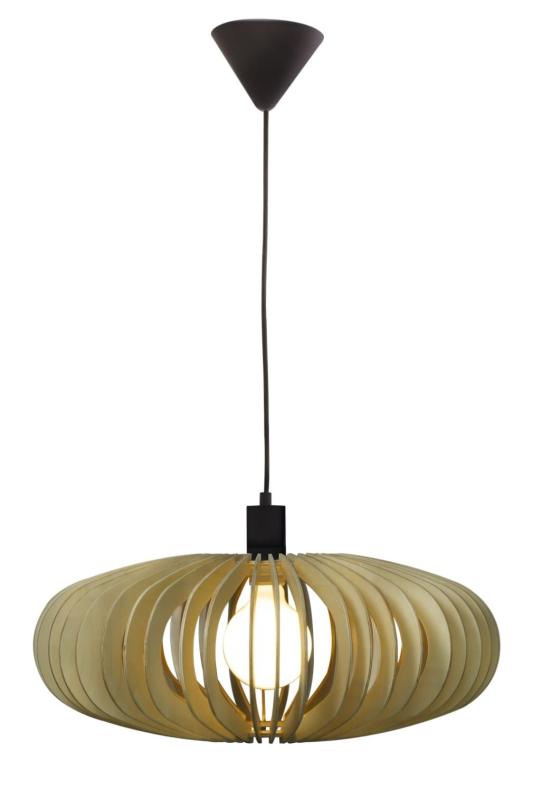 Taklampa Trä Beige Aneta Lighting Arcos 50cm at lavanille