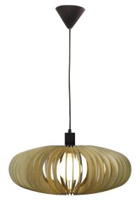 Taklampa Trä Beige Aneta Lighting Arcos 50cm