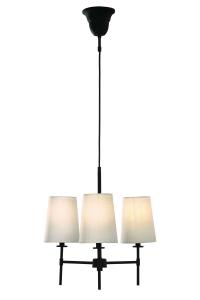 Taklampa Verbier Svart/Vit 44cm Aneta Lighting