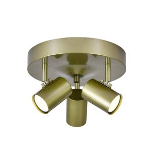 Takspotlight Aneta Lighting Hugin 3L Antikmässing Ø25cm