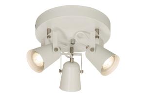 Takspotlight Rund 3L Vit Aneta Lighting Metz