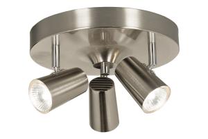 Takspotlight Stål Rund 3L Aneta Lighting Pilot