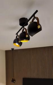 Takspotlight Svart Rak 3L Aneta Lighting Bow