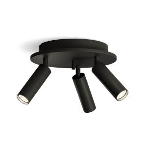 Takspotlight Svart Rund 3L Dimbar Herstal Pipeline 20cm