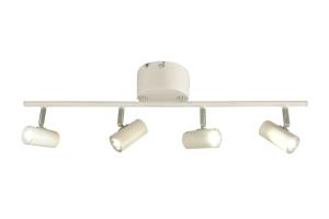 Takspotlight Vit Rak 4L Aneta Lighting Gusto
