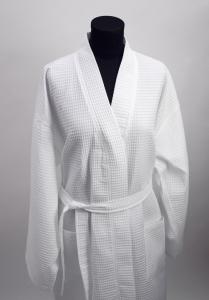 Morgonrock Våfflad Vit Textilgruppen