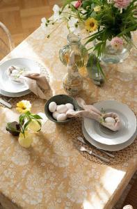 Avtorkningsbar Duk Sonia Gul 140x250cm Fondaco