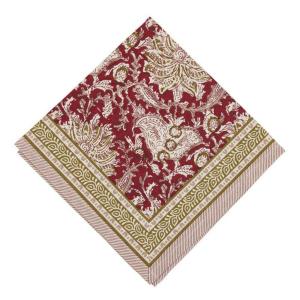 Tygservett Fondaco Dante Röd 45x45cm 6-Pack