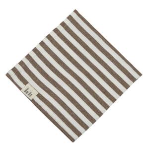 Tygservett Randig Fondaco Svea Cognac 45x45cm 6-Pack