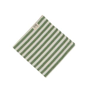 Tygservett Randig Fondaco Svea Grön 45x45cm 6-Pack