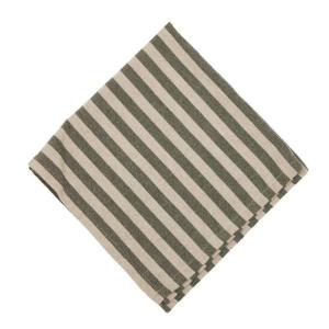 Tygservett Randig Fondaco Svea Lin/Grön 45x45cm 6-Pack