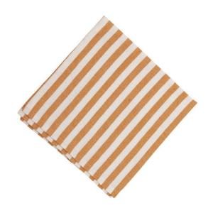 Tygservett Randig Fondaco Svea Orange 45x45cm 6-Pack