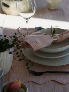 Tygservett Sabina Rosa 45x45cm Svanefors
