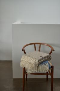 Ullpläd Kosta Linnewäfveri Winton Sand 130x170cm