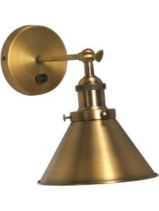 Vägglampa Antikmässing Dimbar PR Home Anton18cm