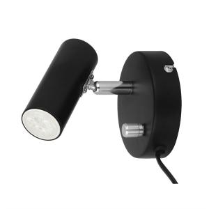 Vägglampa Dimbar Svart Oriva Mini 10cm