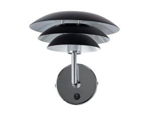 Vägglampa DL20 Svart 20cm Dyberg-Larsen