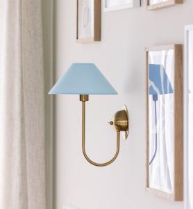 Vägglampa Duvblå Globen Lighting Iris