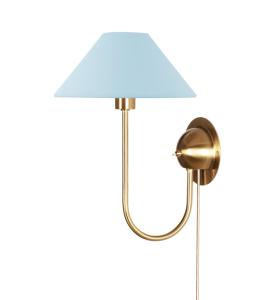 Vägglampa Duvblå Globen Lighting Iris