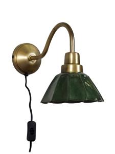 Vägglampa Ester Mörkgrön 34cm PR Home