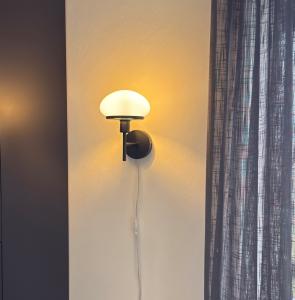 Vägglampa Glas Aneta Lighting New August Svart/Vit 25cm