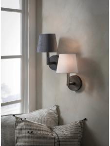 Vägglampa Råsilver PR Home Columbus 22cm