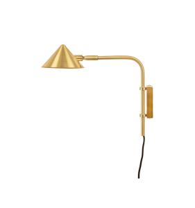Vägglampa Guld Dimbar Watt & Veke Kelly 35,5cm