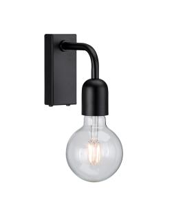 Vägglampa IP44 Svart Dimbar Belid Regal 12,9cm