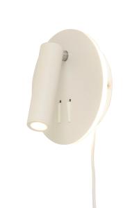 Vägglampa LED Aneta Lighting Ace Vit 14cm