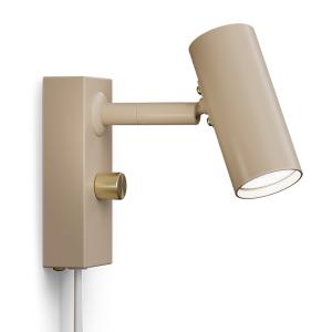 Vägglampa Nougatbrun Dimbar Belid Cato 14,7cm