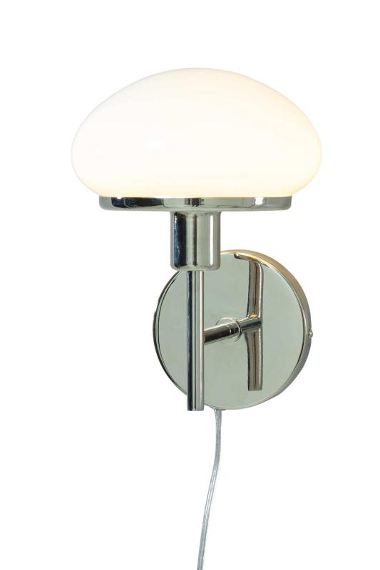 Vägglampa Silver/Vit Aneta Lighting New August 25cm at lavanille
