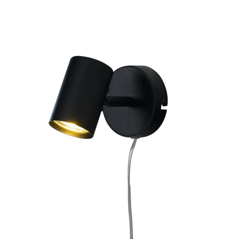 Vägglampa Svart Aneta Lighting Hugin at lavanille