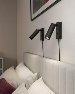 Vägglampa Svart Herstal Pipeline 12,5cm