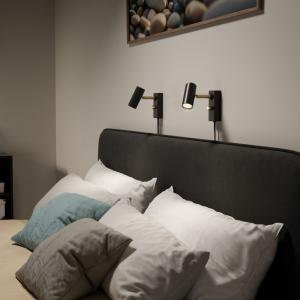 Vägglampa Svart/Mässing Dimbar Belid Cato 14,7cm