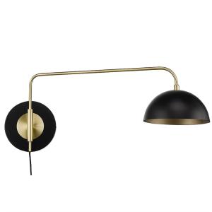 Vägglampa Svart Oriva Milano 64cm