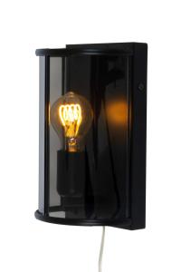 Vägglampa Svart/Rökgrå Aneta Lighting Budgie