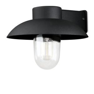Vägglampa Utomhus Mani Svart E27 IP44 21cm Konstsmide
