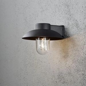 Vägglampa Utomhus Mani Svart E27 IP44 21cm Konstsmide